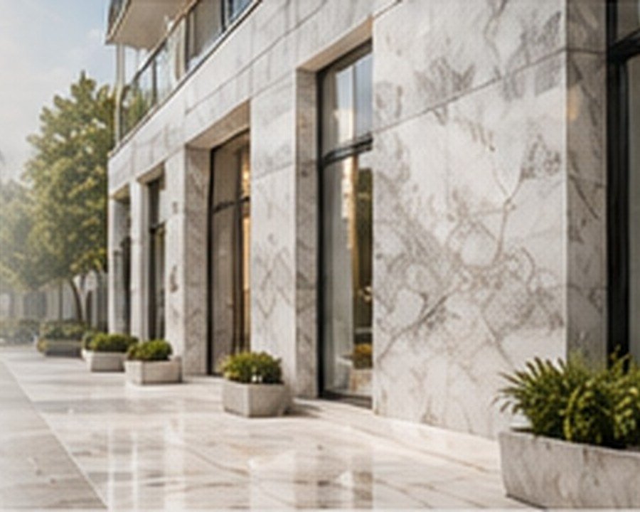 Representative marble and stone installation project in Fujairah