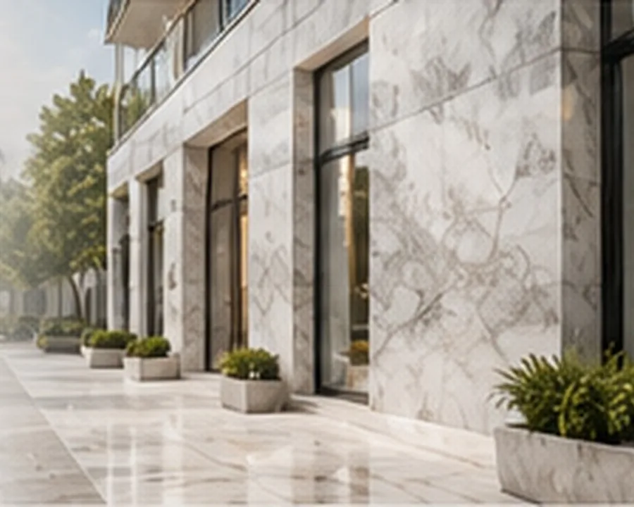Representative commercial stone project for Fujairah coverage