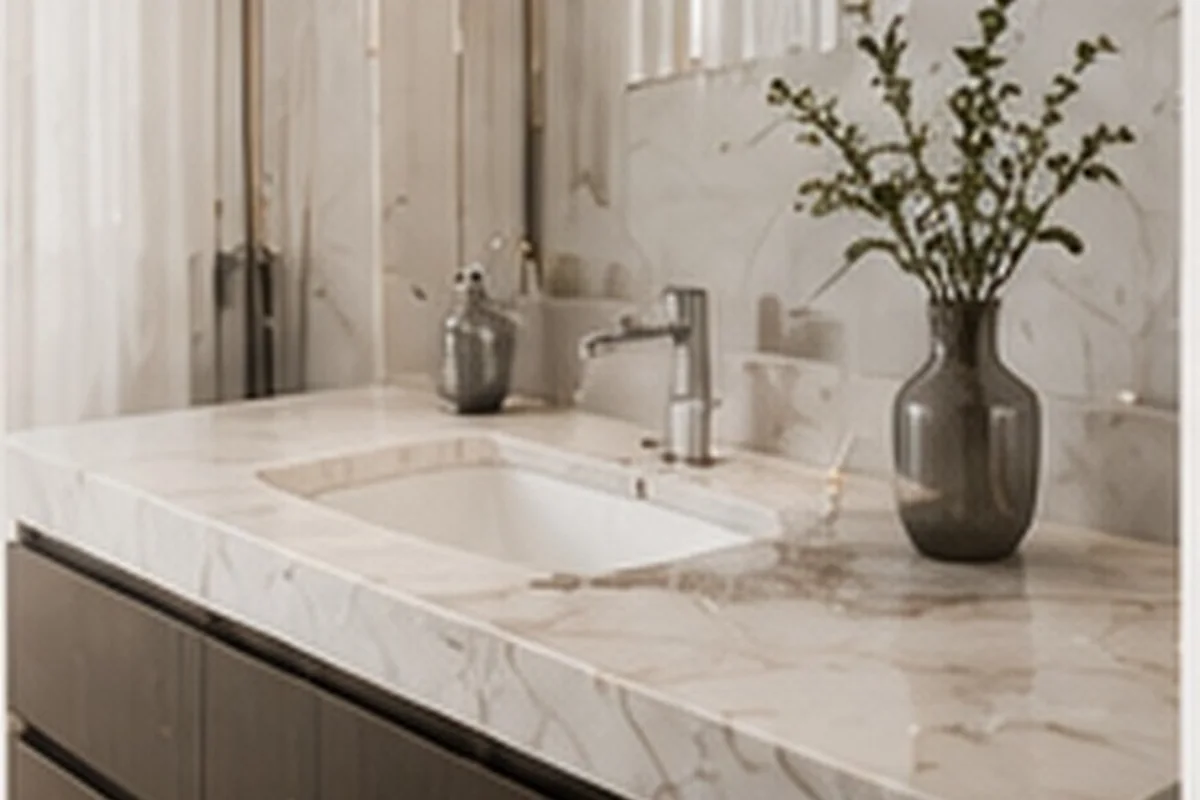 Marble countertop fabrication
