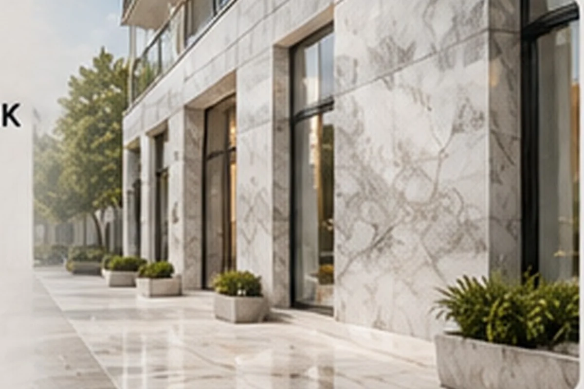 Exterior stonework